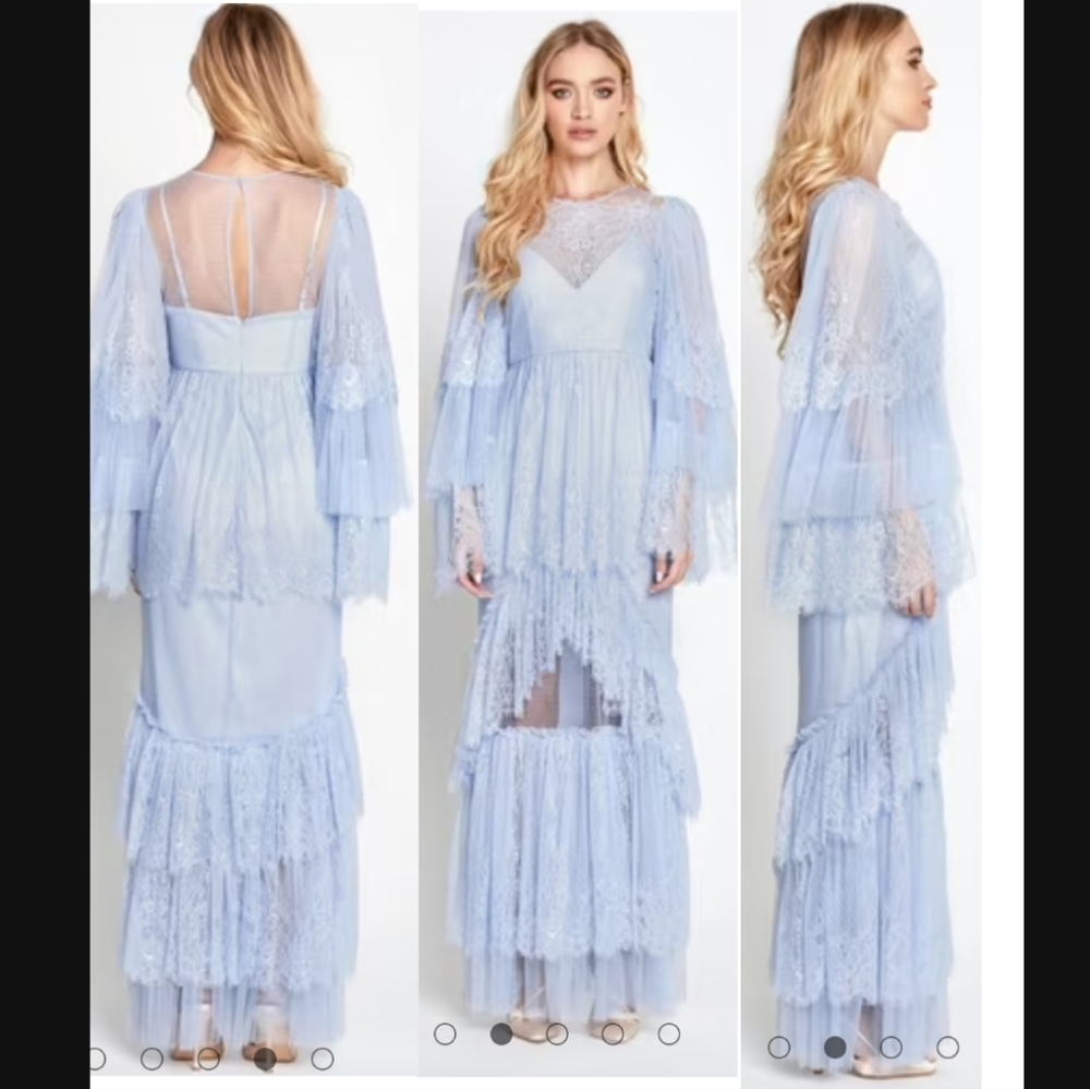 Alice McCall Blue Long Sleeve Dress